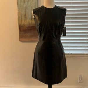 French Connection faux leather dress